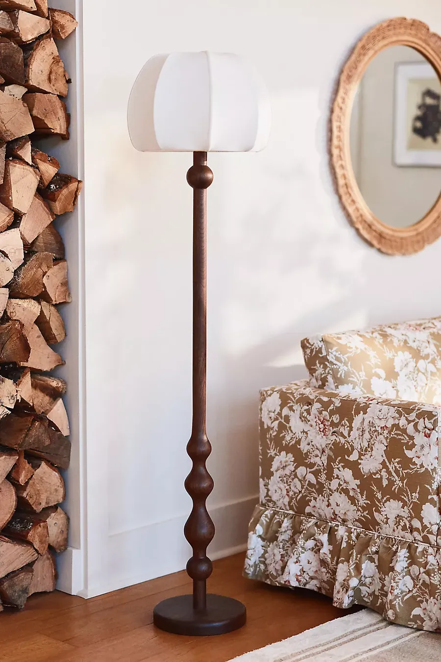 Wood Floor Lamp
